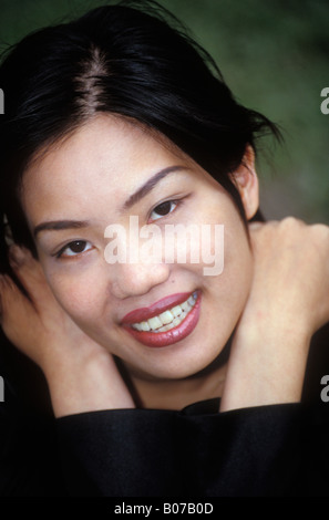 Junge Chinesin Portrait Stockfoto