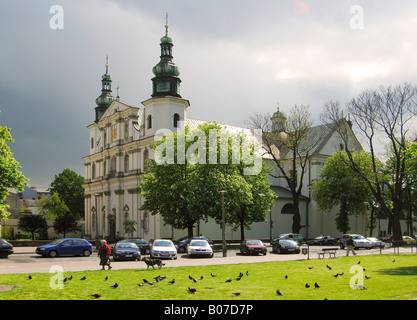 Polen Krakau Str. Bernards Kirche Stockfoto