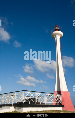 Belize, Belize City, Fort George Viertel Fort George Lighthouse Stockfoto