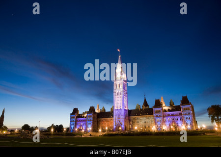Licht und Soundshow, Parliament Hill, Ontario, Kanada Stockfoto