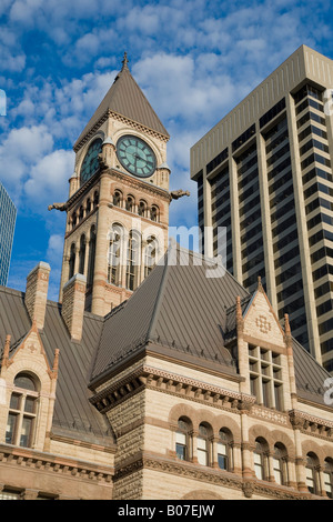 Osgoode Hall, Old Toronto City Hall Clock Tower, Toronto, Ontario, Kanada Stockfoto