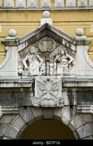 Kroatien, Kvarner Region, Rijeka, Stadtturm Stockfoto