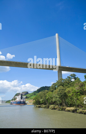 Panama, Centennal Brücke über den Panamakanal Stockfoto