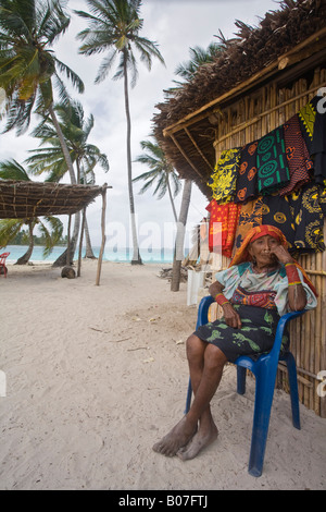 Panama, Comarca de Kuna Yala, San Blas Inseln, Hund Insel Stockfoto