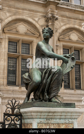 Hotel de Ville, Paris, Frankreich Stockfoto