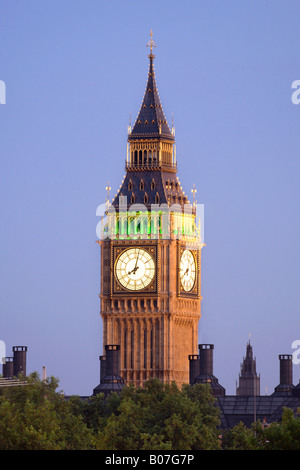 Big Ben gesehen vom Trafalgar Square, London, England Stockfoto