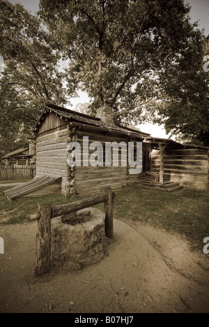 USA, Illinois, Lincolns New Salem State Historic Site Stockfoto