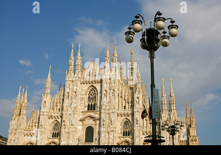 Außenseite des Il Duomo Mailand Italien Stockfoto