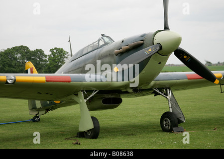 HAWKER HURRICANE WW2 KAMPFFLUGZEUGEN, SHUTTLEWORTH Stockfoto