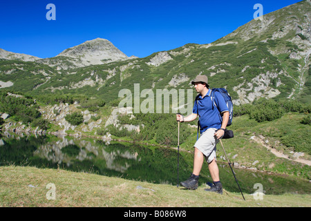 Wandern im Nationalpark Pirin Stockfoto