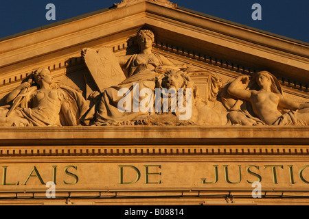 Palais de Justice in Nizza Frankreich Stockfoto