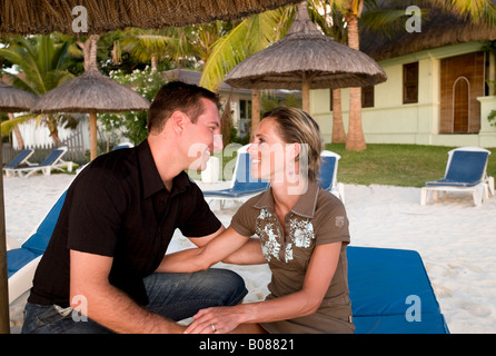 Flitterwochen auf Mauritius Stockfoto