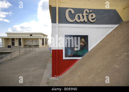 Seaside Café in Sheringham, Norfolk, england Stockfoto