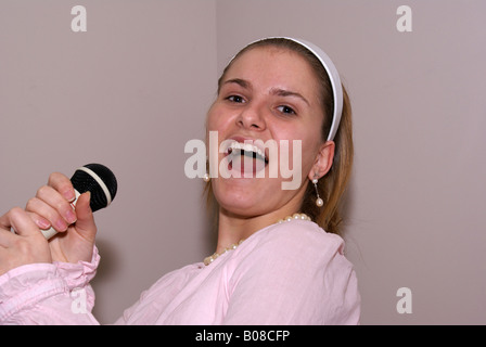 Teenager entertainer Stockfoto