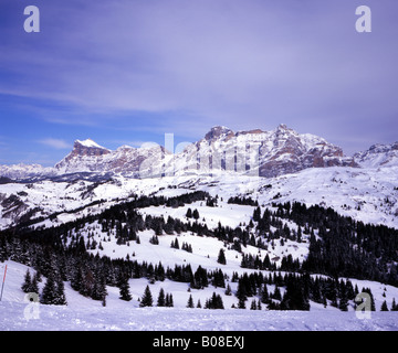 Alpe Di Fanes Gipfeln Conturines Piz Lavarella Sasso della Croche Sasso Delle Dieci Corvara Alta Badia-Dolomiten-Italien Stockfoto