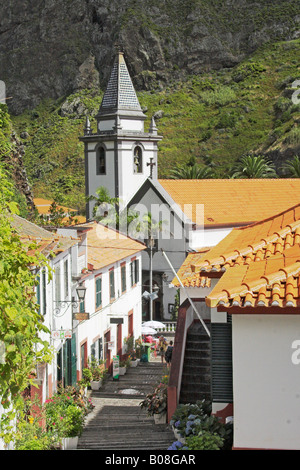 Kirche von Saint Vincent Igreja Matriz Sao Vicente Madeira Stockfoto