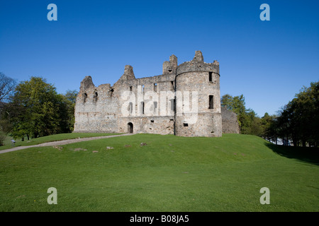 Balvenie Castle, Dufftown, Glen Fiddich, Moray, Schottland, Großbritannien Stockfoto