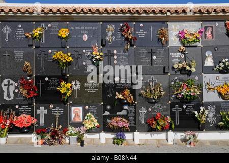 Friedhof in Altea, Alicante, Costa Blanca, Spanien Stockfoto