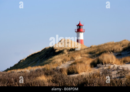 Ein Leuchtturm, Sylt, Deutschland Stockfoto