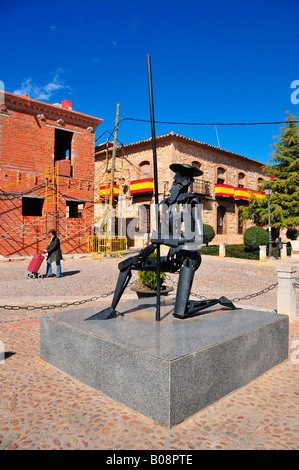 Don Quijote-Denkmal, El Toboso, Region Castilla-La Mancha, Spanien Stockfoto