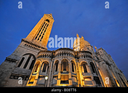 Basilique du Sacré-Coeur Basilika Sacré-Coeur, Montmartre, Paris, Frankreich Stockfoto