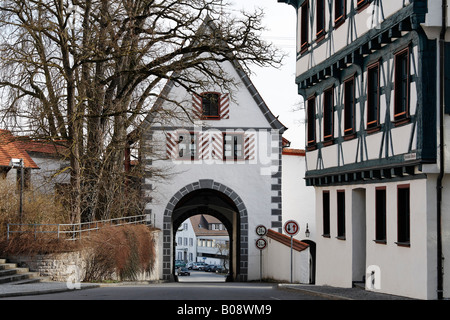 Tor zur Zwiefalter, Schwäbische Alb, Baden-Württemberg, Deutschland, Europa Stockfoto