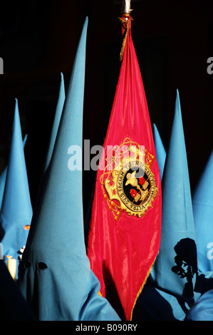 Prozession der Karwoche Semana Santa, Sevilla, Andalusien, Spanien Stockfoto