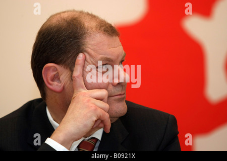 Bundes-Arbeitsminister Olaf Scholz (SPD-Partei) in Weißenthurm, Deutschland, 01.04.2008 Stockfoto