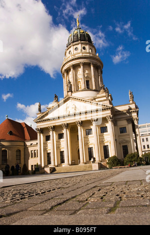 Franzoesischer Dom (französische Kathedrale) am Gendarmenmarkt in Berlin, Deutschland Stockfoto