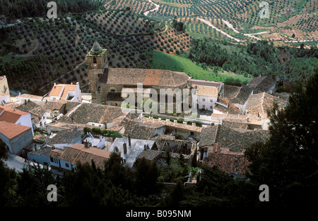 Segura De La Sierra, Sierra de Segura, Jaen, Andalusien, Spanien Stockfoto