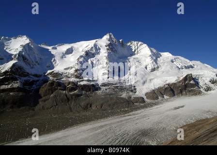 Mt. Großglockner gesehen vom Franz-Josefs-Hoehe, Glockner Gruppe, Carnithia, Austria, Europe Stockfoto