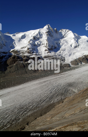 Mt. Großglockner gesehen vom Franz-Josefs-Hoehe, Glockner Gruppe, Carnithia, Austria, Europe Stockfoto