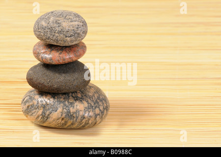 Stapel von Steinen Stockfoto