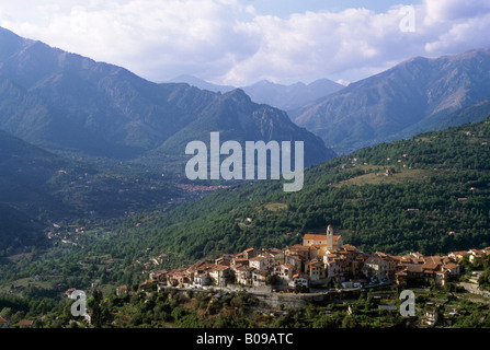 Dorf von St Martin Vésubie Alpes Maritimes Frankreich Stockfoto