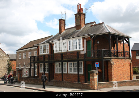 Ein altes Gebäude in Buckingham England. Stockfoto