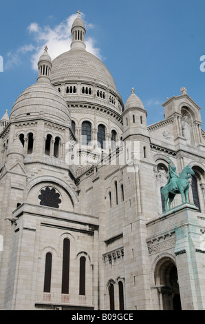 Basilika Sacré Cœur in Paris Stockfoto