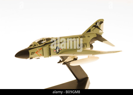 Modell von einem phantom Kampfjet F-4-J Stockfoto