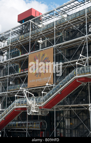 Centre Georges Pompidou in Paris Stockfoto