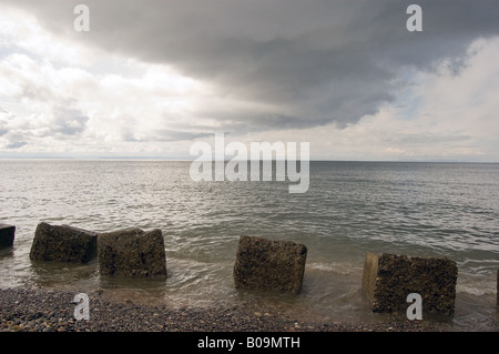 Konkrete Hindernisse Stockfoto