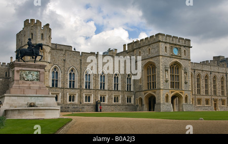 Das Viereck, Windsor Castle, Berkshire, England Stockfoto