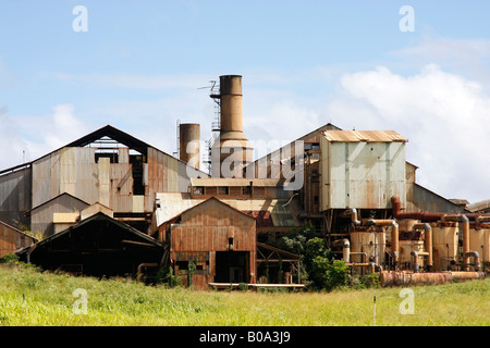 Verlassene Zuckermühle auf Insel Kaua ' i, Hawaii.USA Stockfoto