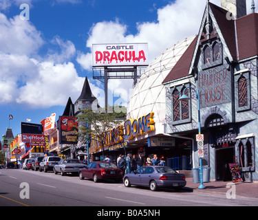 Clifton Hill Entertainment-Center - Niagara Falls, Ontario Kanada Stockfoto