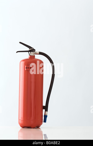 Roten Feuerlöscher, close-up Stockfoto