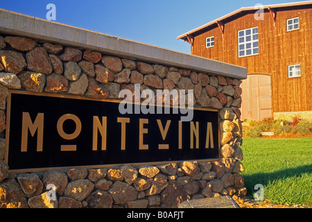 MonteVina-Weingut in der Nähe von Plymouth Shenandoah Valley Amador County in Kalifornien Stockfoto