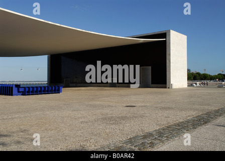 Lissabon Portugal Park der Nationen Parque Das Nacoes portugiesische Pavillon für die Expo 98 vom Architekten Alvaro Siza Vieira gebaut Stockfoto