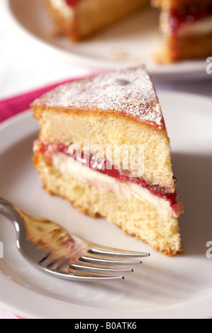 Victoria Schwamm Kuchen Stockfoto