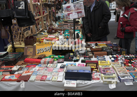 Stände, Greenwich Market, London, England Stockfoto