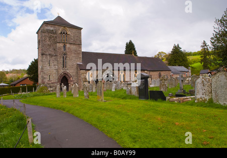 St. Michael Kirche an der Ewyas Harold South Herefordshire England UK Stockfoto