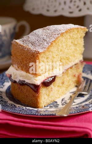 Victoria Schwamm Kuchen Stockfoto