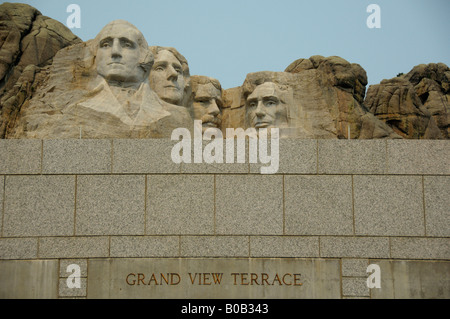 Nordamerika, USA, South Dakota, Mount Rushmore National Memorial. Stockfoto